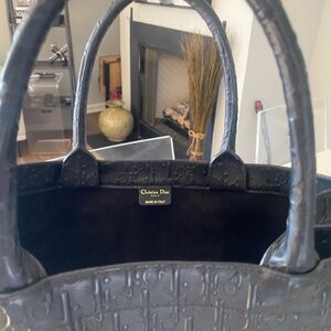 Gorgeous Christian Dior Canvas Book Tote